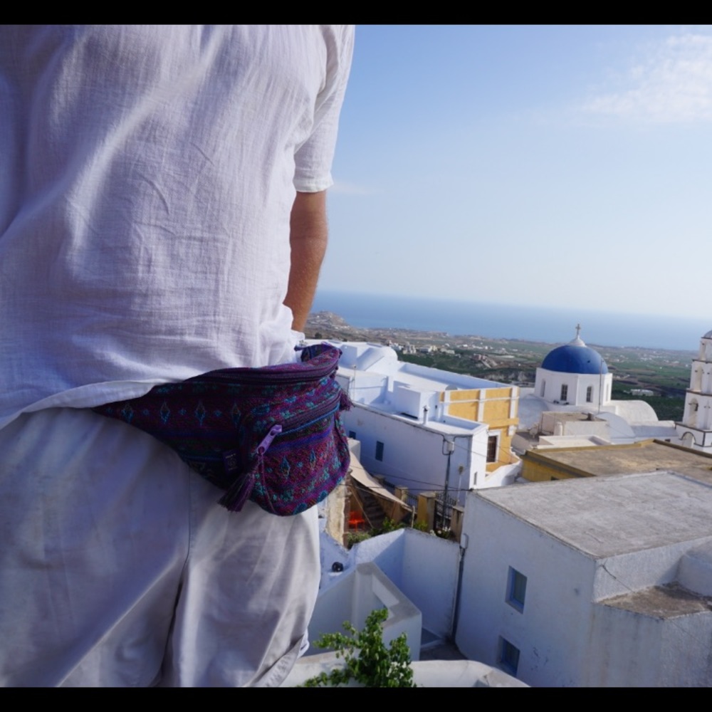 Handwoven VIBRANT fanny pack
